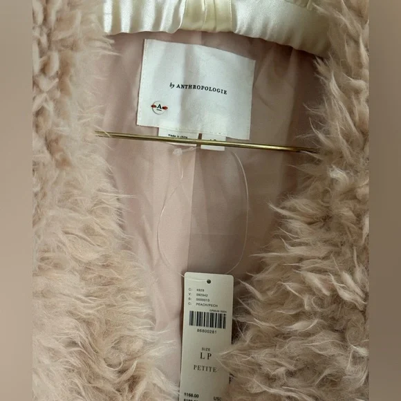 Anthropologie Teddy Jacket in Tan - Picture 6 of 7